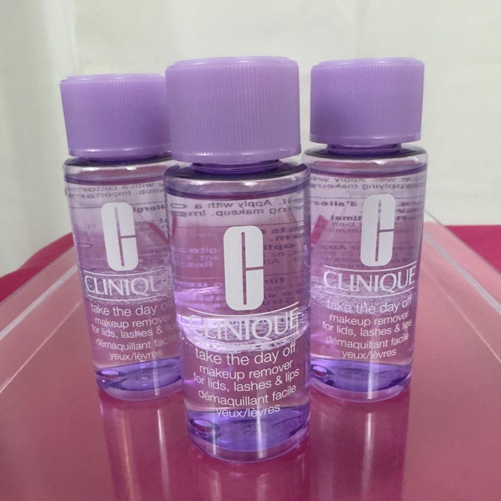 Clinique Makeup Remover for Lids, Lashes & Lips (1.7 Fl.Oz./50ml x 3) Set of 3
